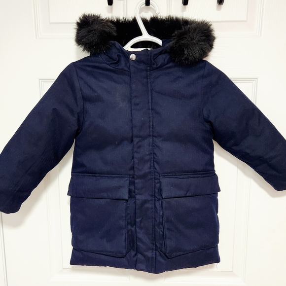 Jacadi Toddler Boy 5T Down Parka Winter Coat - Picture 8 of 12